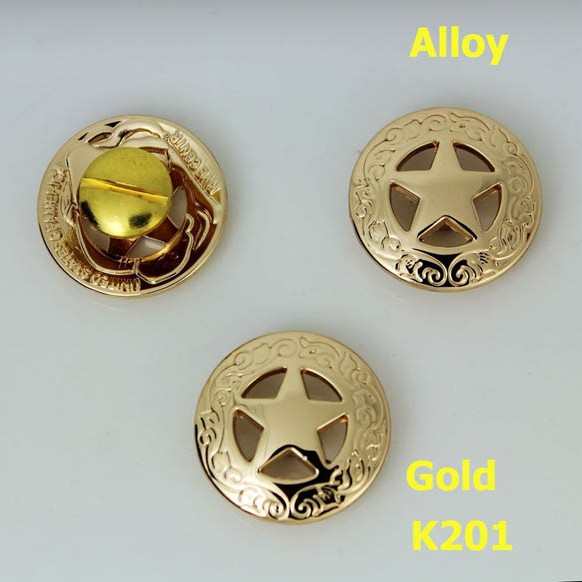 KB201 Small Sizetexas Pentagonal Conchos 21mm 1pc/bag