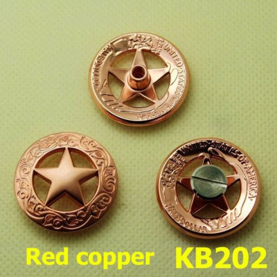 KB202 Big Sizetexas Pentagonal Conchos 28mm 1pc/bag
