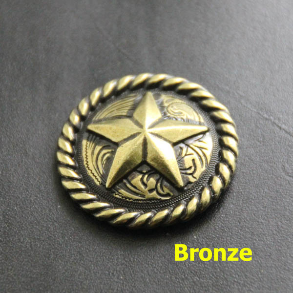 KB204 Pentagonal Badge Conchos 28mm 1pc/bag
