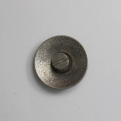 KB205 Ancient Silver Pentagonal Badge Conchos 25mm 1pc/bag