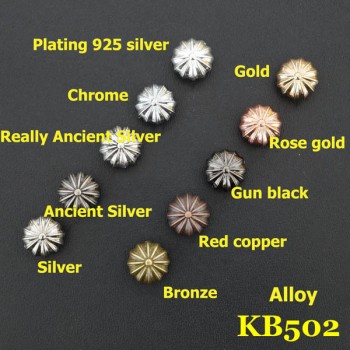 KB502 Alloy Chrysanthemum Conchos 11mm 1pc/bag