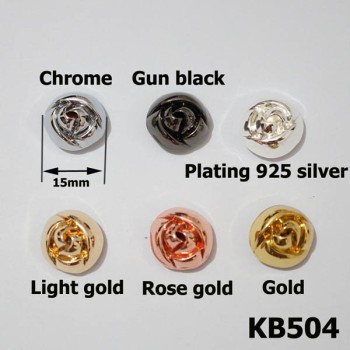 KB504 Camellia Conchos 15mm 1pc/bag