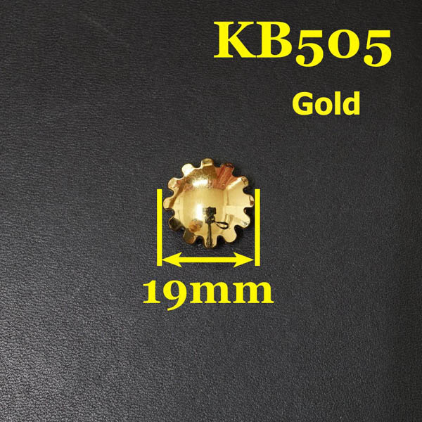 KB505 Leather Conchos 19mm 1pc/bag