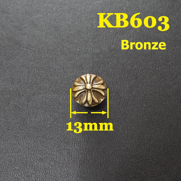 KB603 Cross Flower Conchos 13mm 1pc/bag