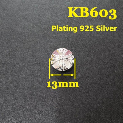 KB603 Cross Flower Conchos 13mm 1pc/bag