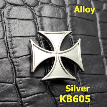 KB605 Maltese Cross Badge Conchos 25mm 1pc/bag