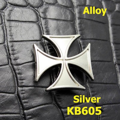KB605 Maltese Cross Badge Conchos 25mm 1pc/bag