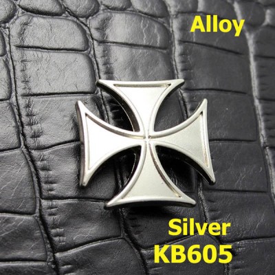 KB605 Maltese Cross Badge Conchos 25mm 1pc/bag