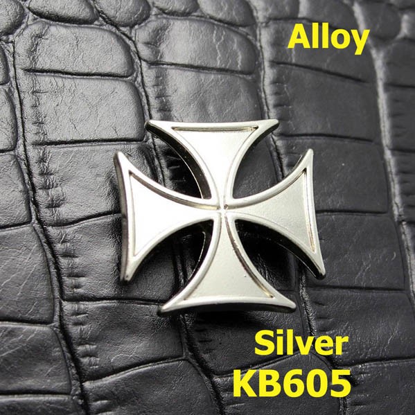 KB605 Maltese Cross Badge Conchos 25mm 1pc/bag