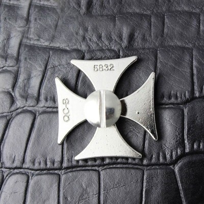 KB605 Maltese Cross Badge Conchos 25mm 1pc/bag