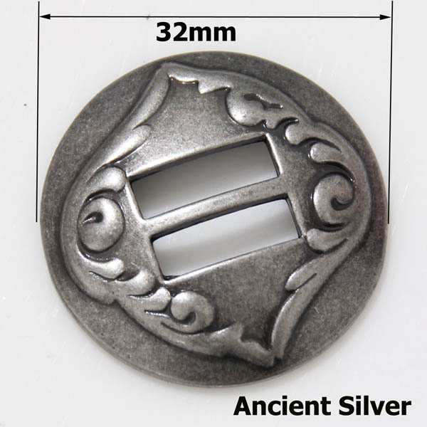 KBS03 Saddle Concho Sets 32mm 1pc/bag