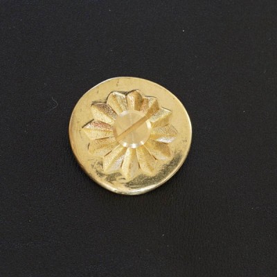 L019-26 Vintage Brass Concho Leathercraft Hardware Hand-Polish High-Quality 26mm 1pc/bag