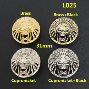 L025 Indian Chiefs Conchos 31mm 1pc/bag