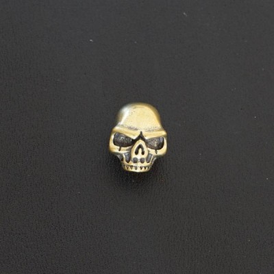 L030 Pure Brass Skull Conchos 16.5x12mm 1pc/bag