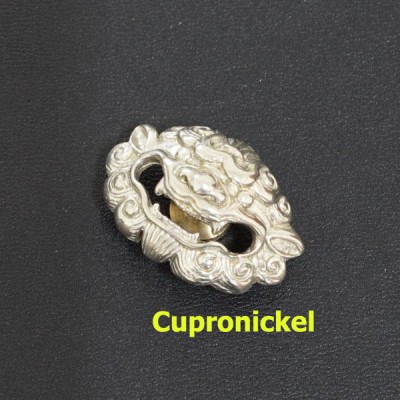 L109 Brass Leather Concho Belt 27x21mm 1pc/bag