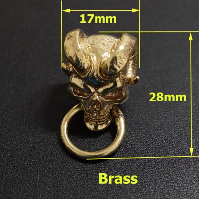 L116 Brass Copper Conchos 28x17mm 1pc/bag