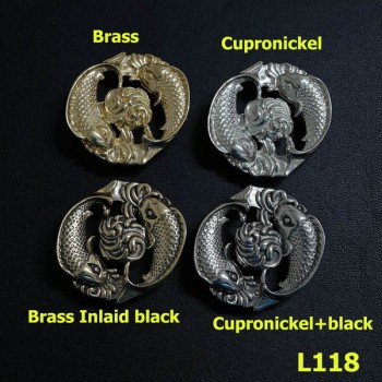 L118 Double Carp Conchos mm 1pc/bag