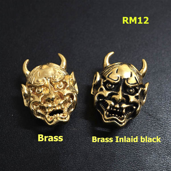 RM12 Brass Concho Leather 23x31mm 1pc/bag