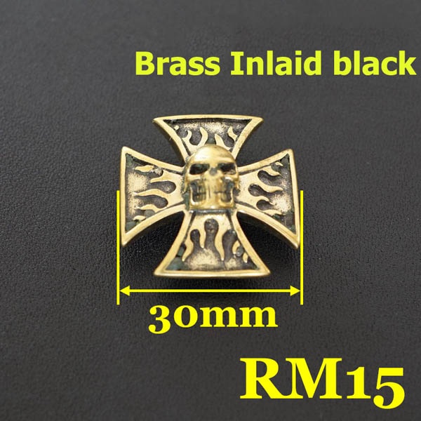 RM15 Brass Concho Jewelry 30mm 1pc/bag
