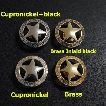 RM18 Brass Cheap Western Conchos 20mm 1pc/bag