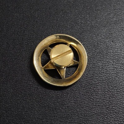 RM18 Brass Cheap Western Conchos 20mm 1pc/bag