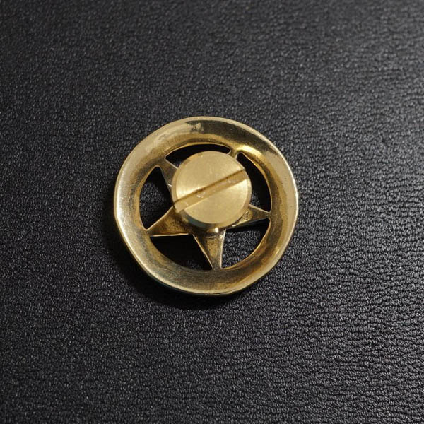 RM18 Brass Cheap Western Conchos 20mm 1pc/bag