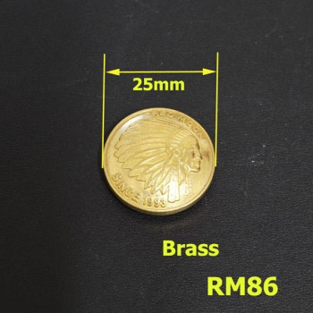 RM86 25mm Indian Chiefs Conchos 25mm 1pc/bag