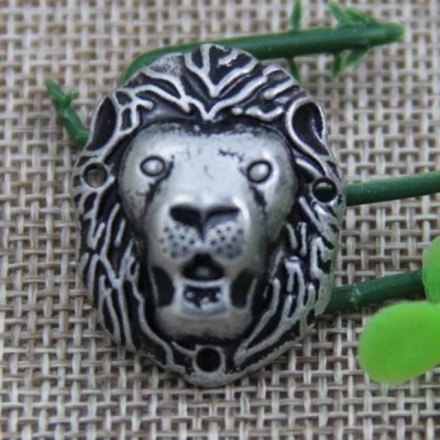 G062 Leopard Head Sew Spikes 29x23mm 100pcs/bag