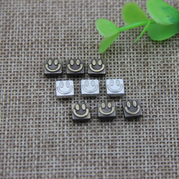 G103 Smile Face Customized Denim Rivet Buttons 7mm 1000pcs/bag