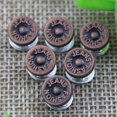 G107 Customized Denim Jean Rivet Buttons 8mm 1000pcs/bag