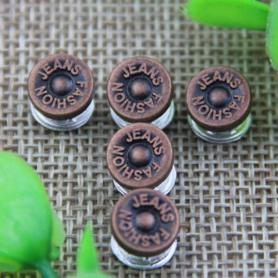 G107 Customized Denim Jean Rivet Buttons 8mm 1000pcs/bag