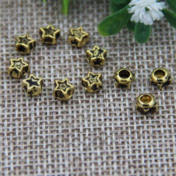 G108 Small Pentagram Customized Denim Jean Button Rivets 5mm 1000pcs/bag