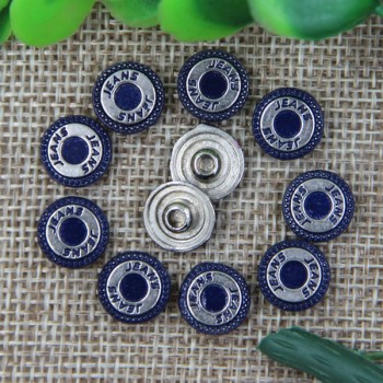 G143  Customized Demin Jean Rivet Buttons 10mm 1000pcs/bag