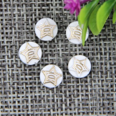 G144 Pentagram Customized Demin Jean Button Rivets 7mm 1000pcs/bag