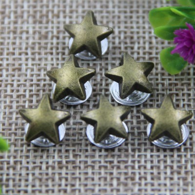 G151 Pentagram Chinese Demin Jeans Rivet Buttons 10mm 1000pcs/bag