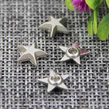 G156 Small Pentagram China Demin Jeans Button Rivets 10mm 1000pcs/bag