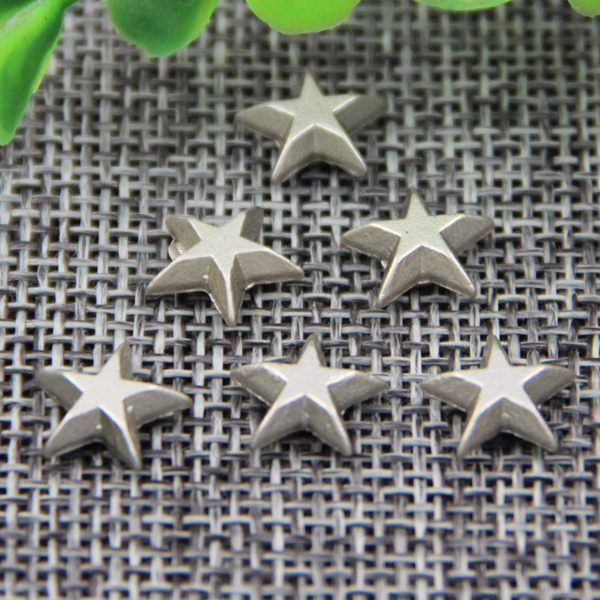 G156 Small Pentagram China Demin Jeans Button Rivets 10mm 1000pcs/bag