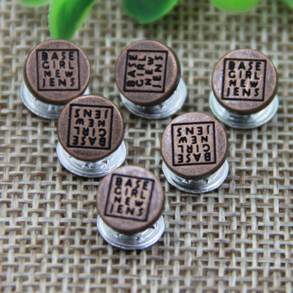 G158 Alloy China Demin Jeans Buttons 8mm 1000pcs/bag