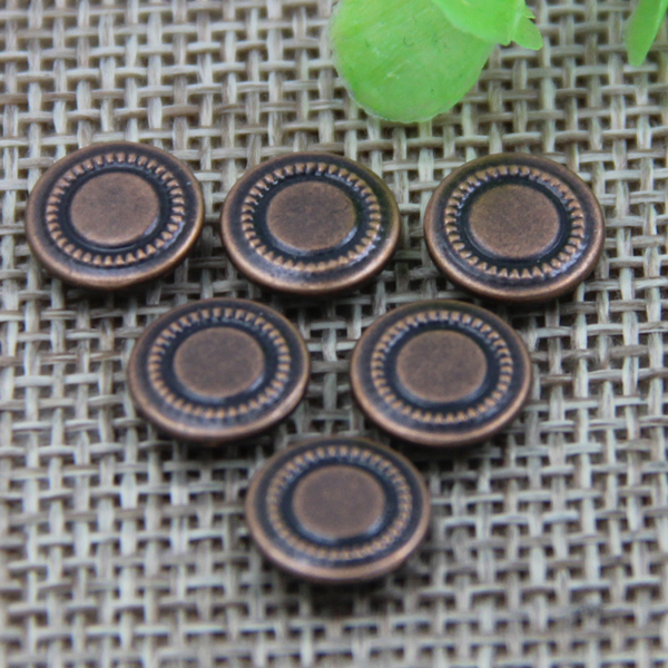 G165 Double Circle Custom Logo Rivets 9.5mm 1000pcs/bag