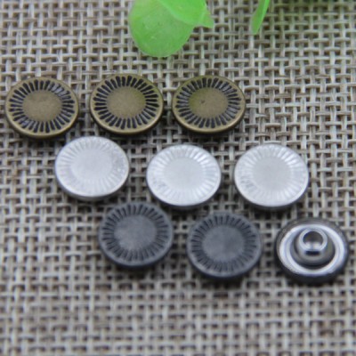 G166 Brass Custom Logo Buttons 9.5mm 1000pcs/bag