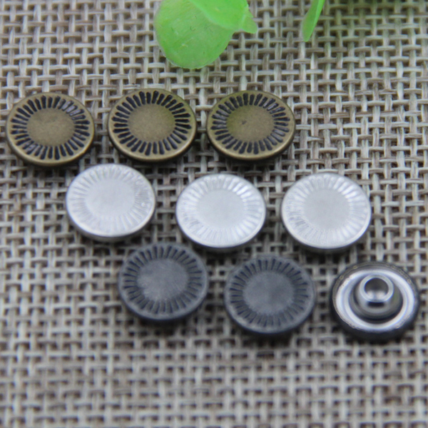 G166 Brass Custom Logo Buttons 9.5mm 1000pcs/bag