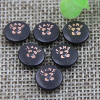 G169 Brass Logo Design Button Rivets 9.5mm 1000pcs/bag