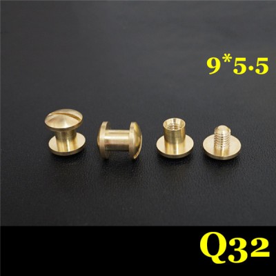 FD0945.5 Dome Head Chicago Screw Posts 9x4x5.5mm 100pcs/Bag