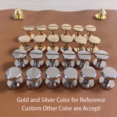 FF10320 Flat Head Chicago Screw Posts 10x3x20mm 100pcs/Bag