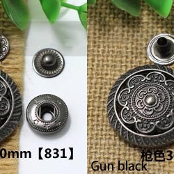 AY104201 201# Metal Snap Fastener/Decorative buckle/Leather buckle/Cowboy deduction/Purse buckle