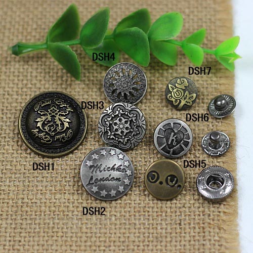 DSH633 633# Metal Snap Fastener/Decorative buckle/Leather buckle/Cowboy deduction/Purse buckle