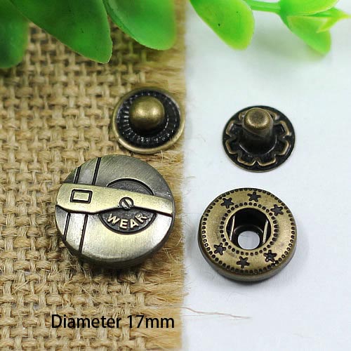 FG831 831# Metal Snap Fastener/Decorative buckle/Leather buckle/Cowboy deduction/Purse buckle