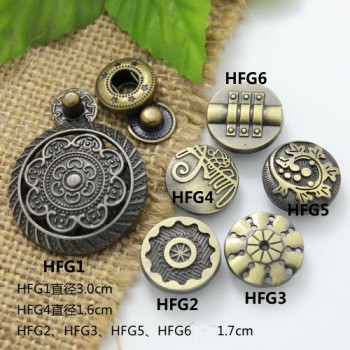 HFG Metal Snap Fastener/Decorative buckle/Leather buckle/Cowboy deduction/Purse buckle