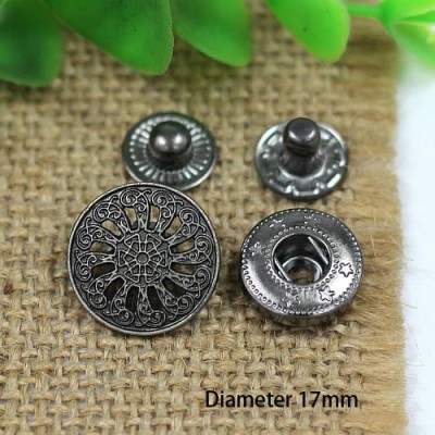 HSH Metal Snap Fastener/Decorative buckle/Leather buckle/Cowboy deduction/Purse buckle