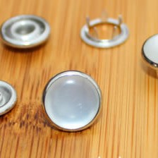 ZG Prong buckle Pearlized Snap Fastener 10mm